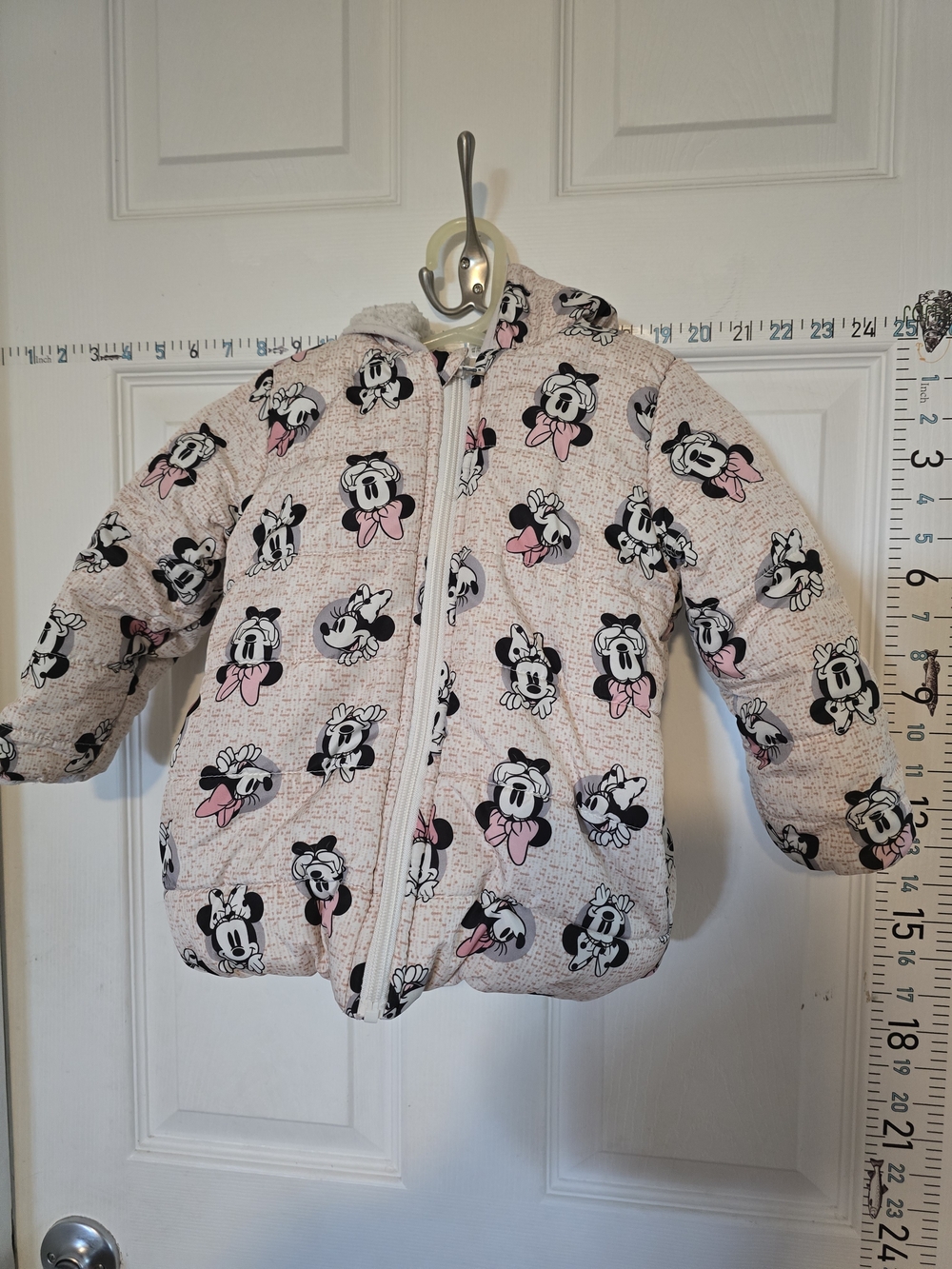 Disney Pink Minnie Mouse Puffer Jacket